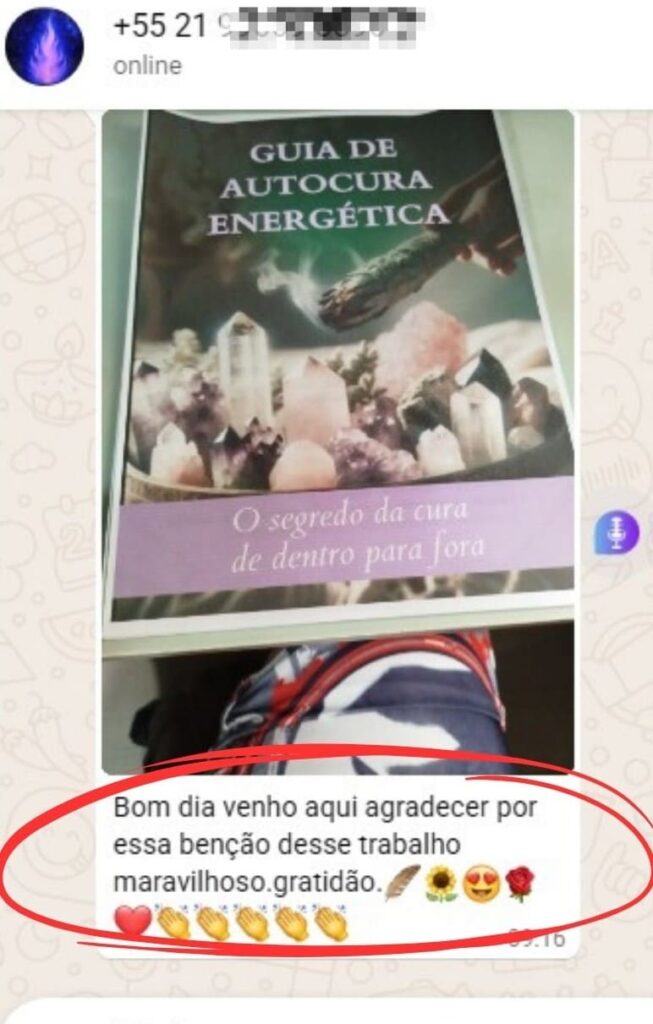 Depoimento de aluna